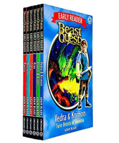 Beast Quest Early Reader 6 Books Collection Set By Adam Blade (Ravira, Mortaxe, Creta, Arax, Kragos &amp; Kildor, Vedra &amp; Krimon)