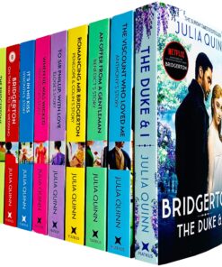Bridgerton Family Book Series Complete Books 1 - 9 Collection Set by Julia Quinn NETFLIX