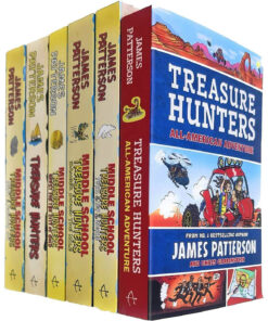 James Patterson Treasure Hunters Middle School Series 1-6 Books Collection Set