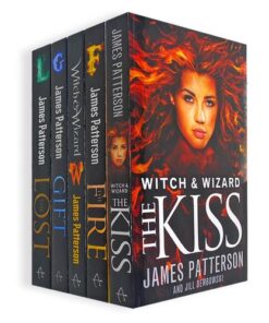 James Patterson Witch & Wizard Series 5 Books Collection Set (The Gift, The Fire, The Kiss, The Lost, Witch & Wizard)