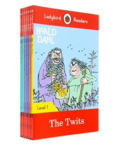 Ladybird Readers Roald Dahl Series 7 Books Collection Set (Level 1 - 4) (Twits, James and the Giant Peach, Enormous Crocodile, Esio Trot and More)