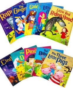 My First Fairy Tales Children Classic Collection 10 Books Set Three Little Pigs, Goldilocks and the Three Bears, Little Red Riding Hood