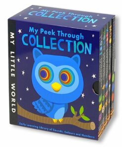 My Little World Peek Through Collection 5 Books Box Set Dino, Moo, Zoom, Roar, Hoot (Series 2)