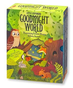 Peep Inside Goodnight World Little Explorers 3 Books Collection Box Set (Goodnight Farm, Goodnight Forest, Goodnight Ocean)