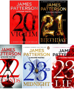 Women's Murder Club Series by James Patterson 5 Books Collection Set (20th Victim, 21st Birthday, 22 Seconds, 23rd Midnight, 23 1/2 Lies)