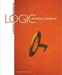 A Concise Introduction To Logic 12Th Edition