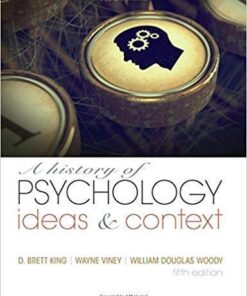 A History Of Psychology Ideas & Context 5Th Edition
