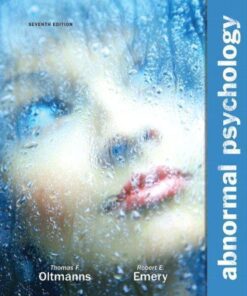 Abnormal Psychology 7Th Edition - 9780205037438