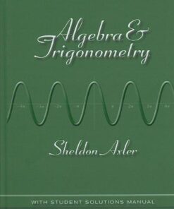 Algebra And Trigonometry - 9780470470824