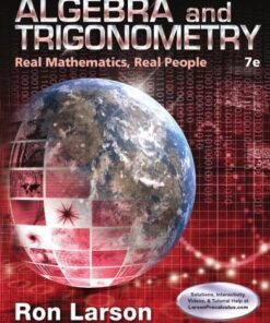 Algebra And Trigonometry Real Mathematics Real People 7Th Edition