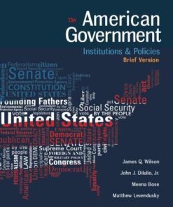 American Government Institutions And Policies Brief 13Th Edition