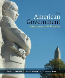 American Government Institutions Policies 14Th Edition