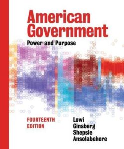 American Government Power And Purpose 14Th Edition