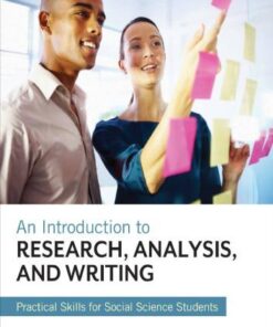 An Introduction To Research Analysis And Writing