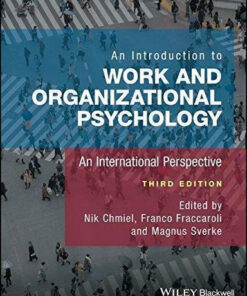 An Introduction To Work And Organizational Psychology An International Perspective 3Rd Edition