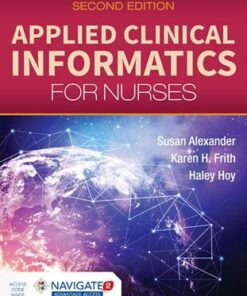 Applied Clinical Informatics For Nurses 2Nd Edition