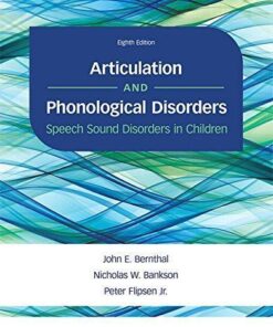 Articulation And Phonological Disorders Speech Sound Disorders In Children 8Th Edition
