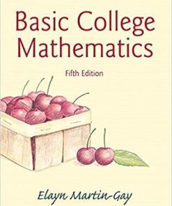Basic College Mathematics 5Th Edition