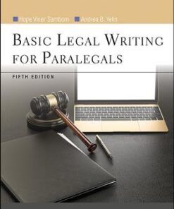 Basic Legal Writing For Paralegals 5Th Edition