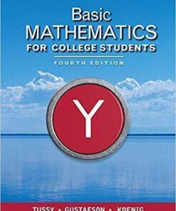 Basic Mathematics For College Students 4Th Edition