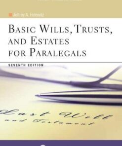 Basic Wills Trusts And Estates For Paralegals 7Th Edition