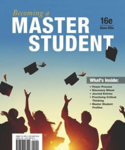 Becoming A Master Student 16Th Edition