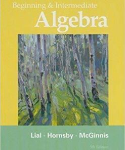 Beginning And Intermediate Algebra 5Th Edition