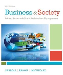 Business And Society 10Th Edition