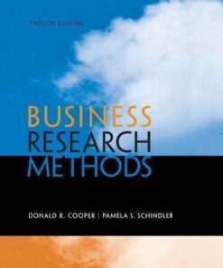 Business Research Methods 12Th Edition