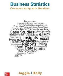 Business Statistics Communicating With Numbers 3rd Edition