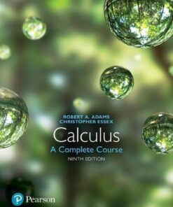 Calculus A Complete Course 9Th Edition