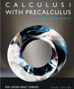 Calculus I With Precalculus A One Year Course 3Rd Edition