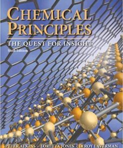 Chemical Principles The Quest For Insight 6Th Edition