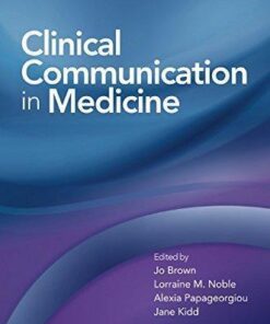 Clinical Communication In Medicine