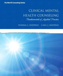 Clinical Mental Health Counseling Fundamentals Of Applied Practice