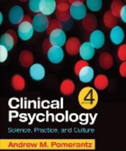 Clinical Psychology Science Practice And Culture 4Th Edition