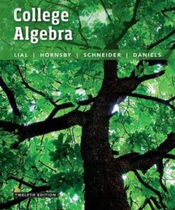College Algebra 12Th Edition