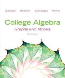 College Algebra Graphs And Models 5Th Edition