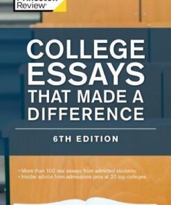 College Essays That Made A Difference 6Th Edition