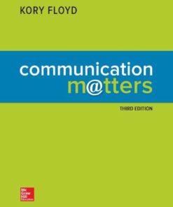 Communication Matters 3Rd Edition