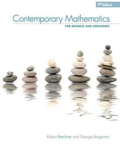 Contemporary Mathematics For Business Consumers 9Th Edition