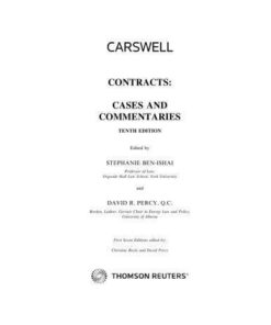 Contracts Cases And Commentaries 10Th Edition
