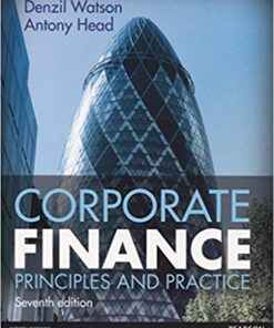 Corporate Finance Principles Practice 7Th Edition Ed 7Th Edition