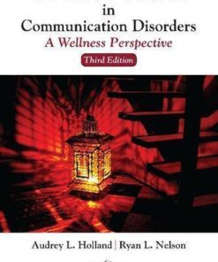 Counseling In Communication Disorders A Wellness Perspective 3Rd Edition