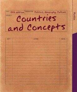 Countries And Concepts Politics Geography Culture 12Th Edition