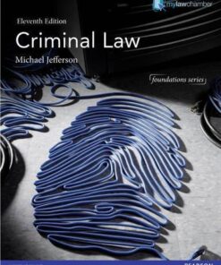 Criminal Law 11th Edition Michael Jefferson