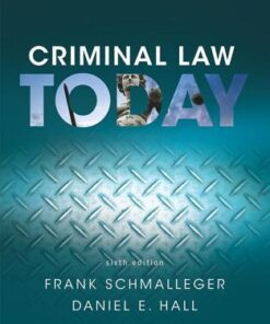 Criminal Law Today Revel 6Th Edition 6E