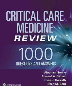 Critical Care Medicine Review 1000 Questions And Answers