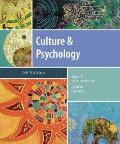 Culture And Psychology 5Th Edition