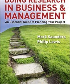 Doing Research In Business And Management An Essential Guide To Planning Your Project